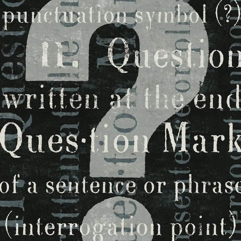 Punctuated Text IV by Michael Mullan. SKU 9049a. Archival Giclee Fine art print for wall decor.