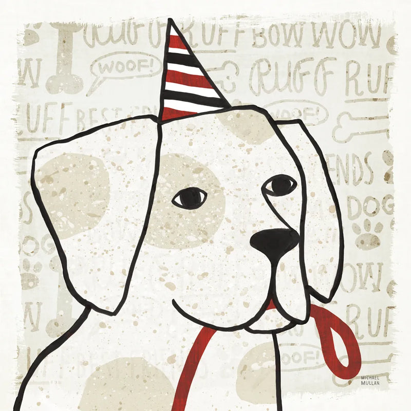 Puppy Love III by Michael Mullan. SKU 16047a. Archival Giclee Fine art print for wall decor.