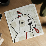 Puppy Love III by Michael Mullan. Shown as a detailed flat fine art print, highlighting archival giclee quality. Available as an archival giclee rolled canvas, fine art paper, or poster print. SKU 16047a.