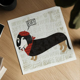 Puppy Love IX by Michael Mullan. Shown as a detailed flat fine art print, highlighting archival giclee quality. Available as an archival giclee rolled canvas, fine art paper, or poster print. SKU 104069a.