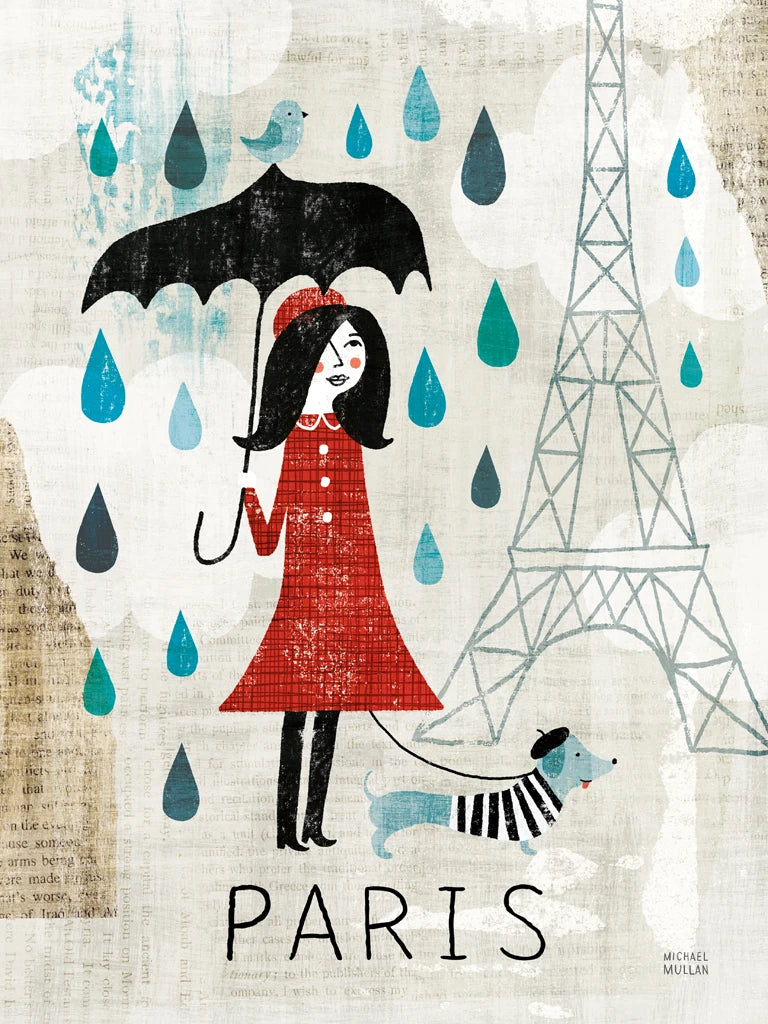 Rainy Day Paris by Michael Mullan