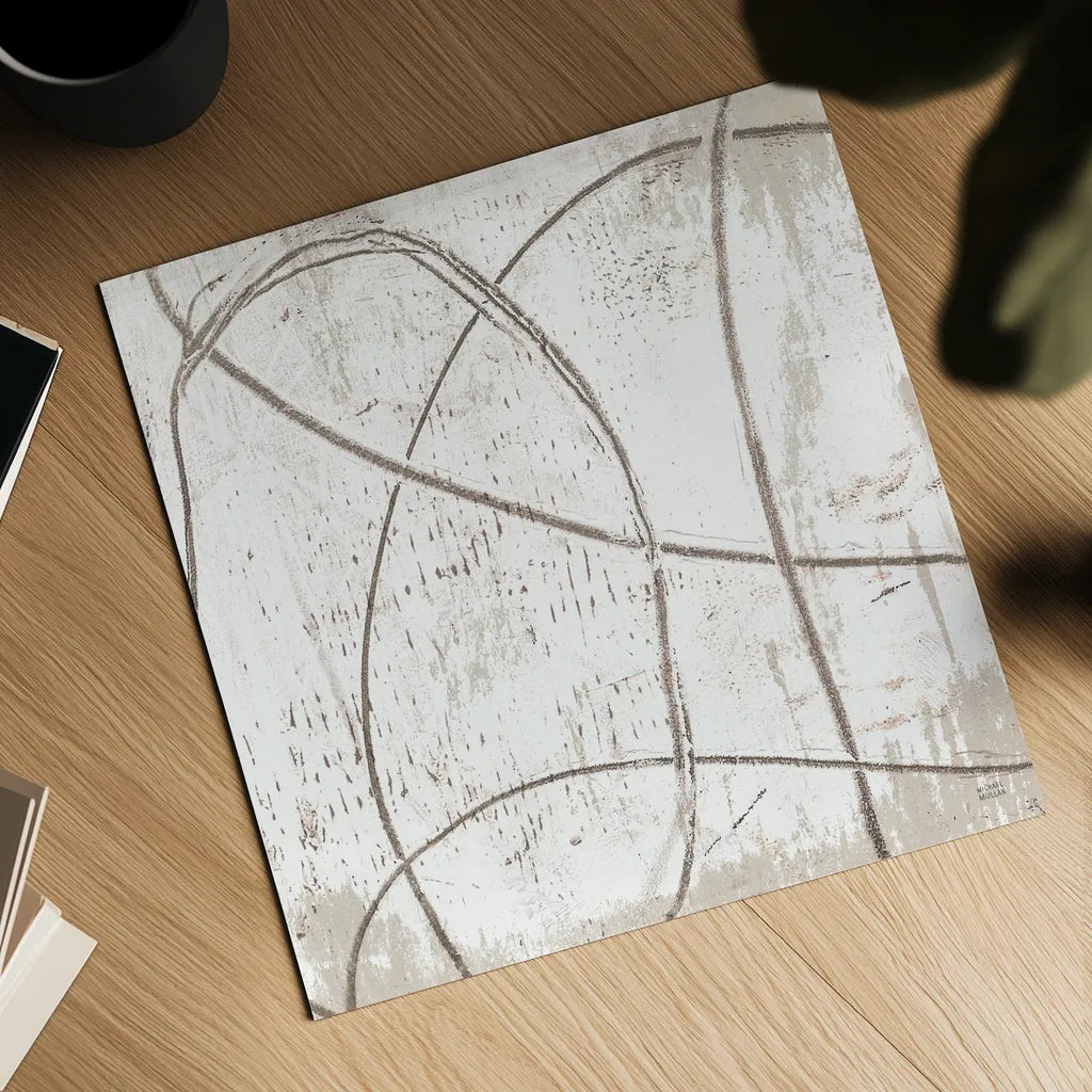 Raw Sienna X by Michael Mullan. Shown as a detailed flat fine art print, highlighting archival giclee quality. Available as an archival giclee rolled canvas, fine art paper, or poster print. SKU 49884a.