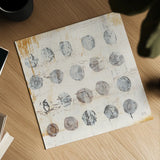 Raw Sienna XVII by Michael Mullan. Shown as a detailed flat fine art print, highlighting archival giclee quality. Available as an archival giclee rolled canvas, fine art paper, or poster print. SKU 49891a.