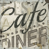 Restaurant Sign II by Michael Mullan. SKU 13413a. Archival Giclee Fine art print for wall decor.