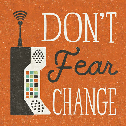 Retro Desktop Cell Phone by Michael Mullan. SKU 51367a. Archival Giclee Fine art print for wall decor.