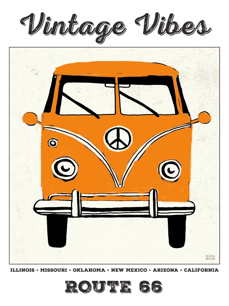 Road Trip Bus Route 66 by Michael Mullan