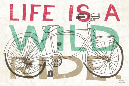 Road Trip Wild Ride by Michael Mullan. SKU 19820i. Archival Giclee Fine art print for wall decor.