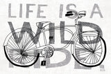 Road Trip Wild Ride BW by Michael Mullan. SKU 32586i. Archival Giclee Fine art print for wall decor.