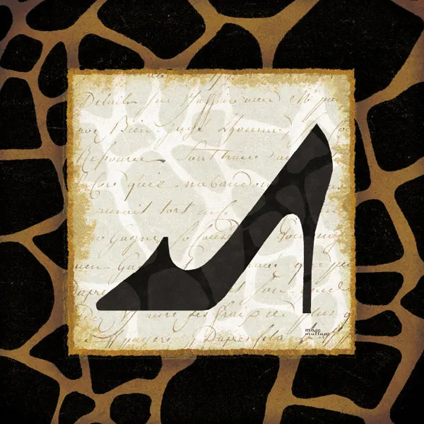 Safari Shoes IV by Michael Mullan. SKU 2867a. Archival Giclee Fine art print for wall decor.