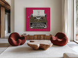 Slay the Day by Michael Mullan. Shown as extra-large giant wall art in a modern living room. Available as an archival giclee rolled canvas, fine art paper, or poster print. SKU 58417a.