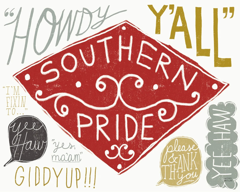 Southern Pride Collage by Michael Mullan