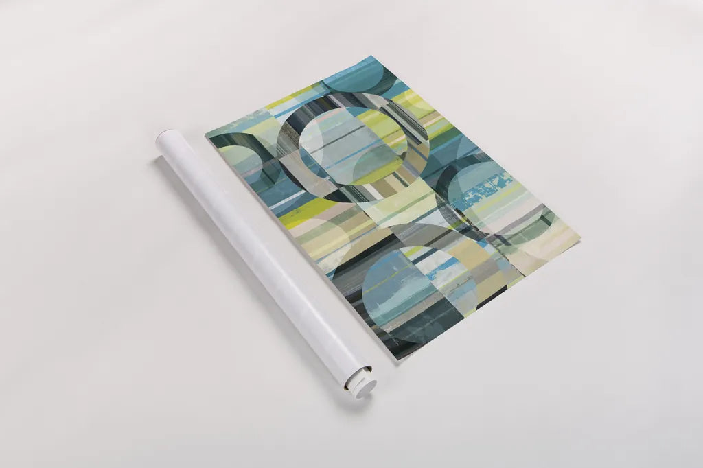 Spring Circles by Michael Mullan. shown as a rolled paper print. Available as archival giclee rolled canvas, fine art paper, or poster print. SKU 50474i.