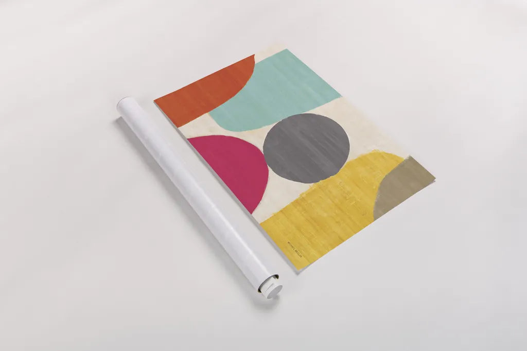 Spring Costa Del Sol II Square by Michael Mullan. shown as a rolled paper print. Available as archival giclee rolled canvas, fine art paper, or poster print. SKU 11158i.