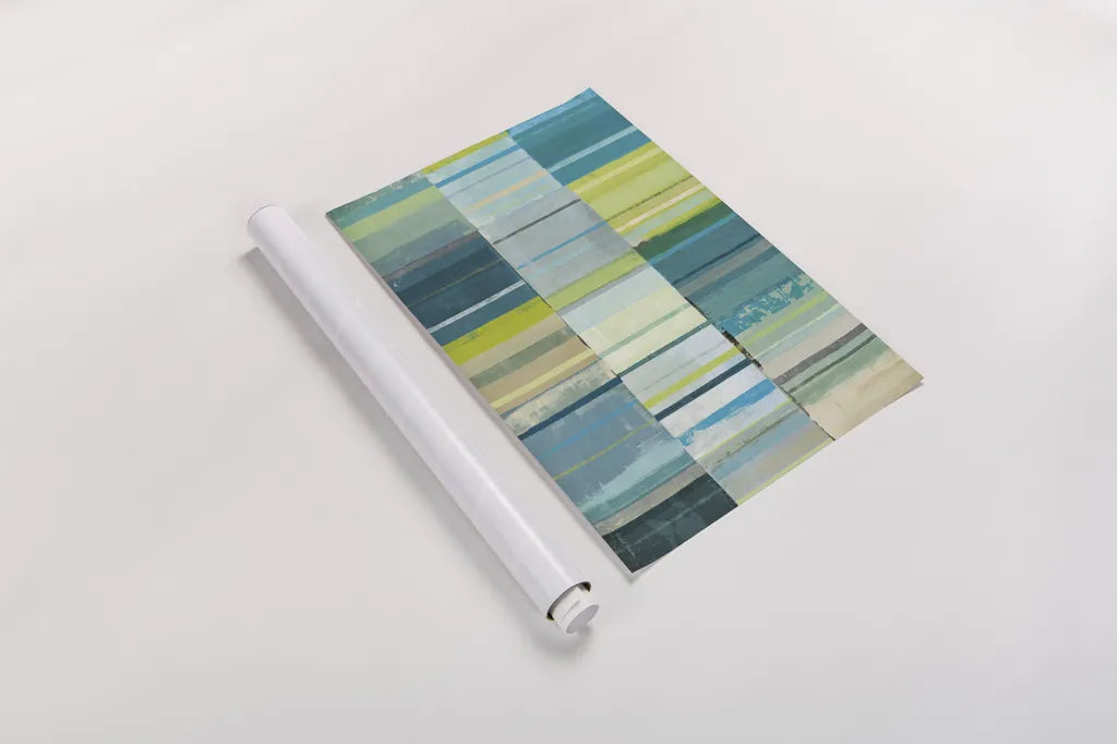 Spring Patches by Michael Mullan. shown as a rolled paper print. Available as archival giclee rolled canvas, fine art paper, or poster print. SKU 11486i.