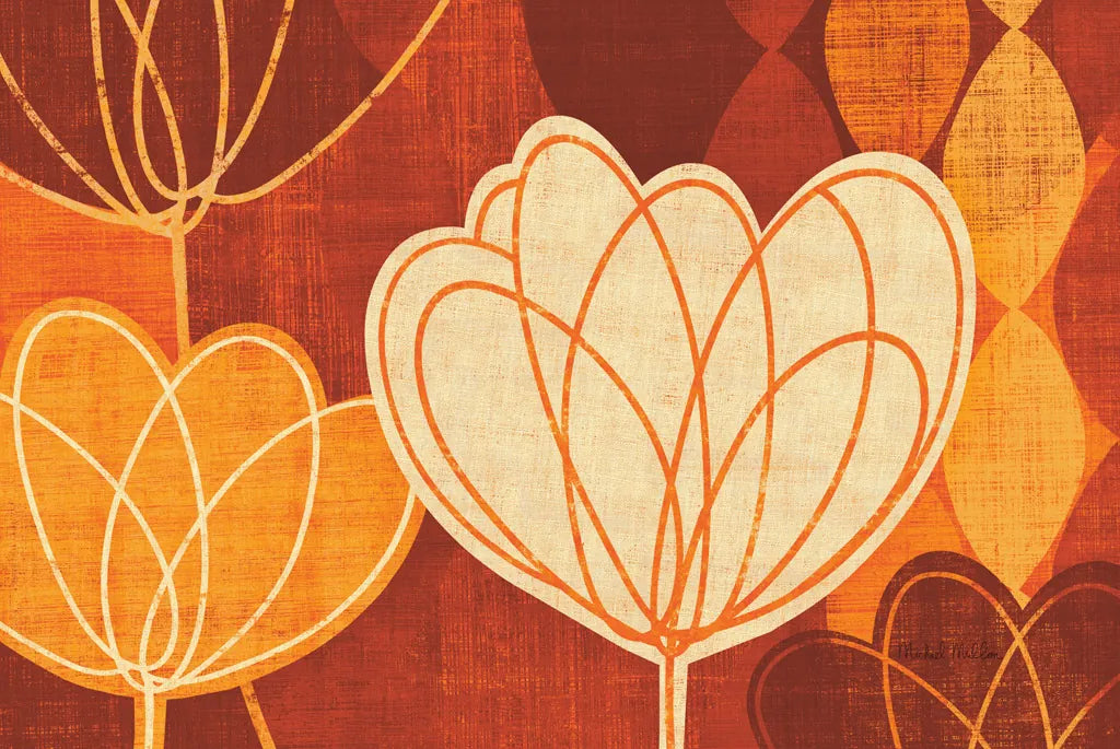 Spring Tulips Warm by Michael Mullan. SKU 61996i. Archival Giclee Fine art print for wall decor.