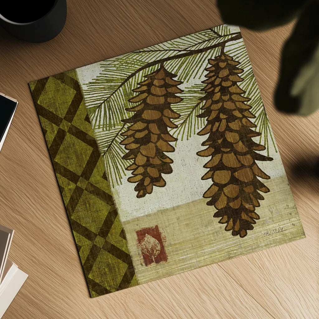 Summer Pine I by Michael Mullan. Shown as a detailed flat fine art print, highlighting archival giclee quality. Available as an archival giclee rolled canvas, fine art paper, or poster print. SKU 5525a.