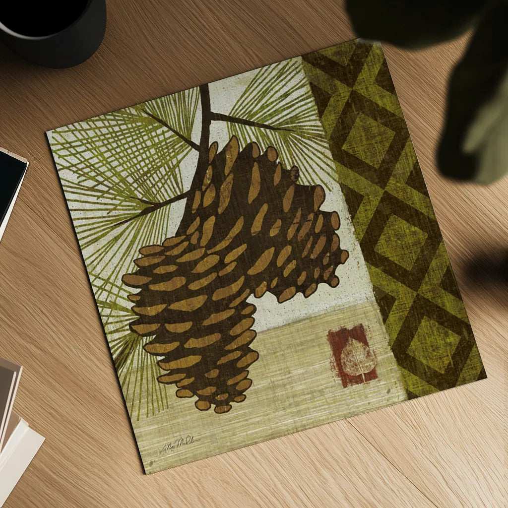 Summer Pine II by Michael Mullan. Shown as a detailed flat fine art print, highlighting archival giclee quality. Available as an archival giclee rolled canvas, fine art paper, or poster print. SKU 5526a.