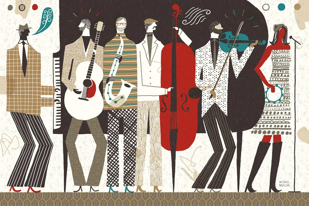The Band Neutral by Michael Mullan. SKU 51117i. Archival Giclee Fine art print for wall decor.