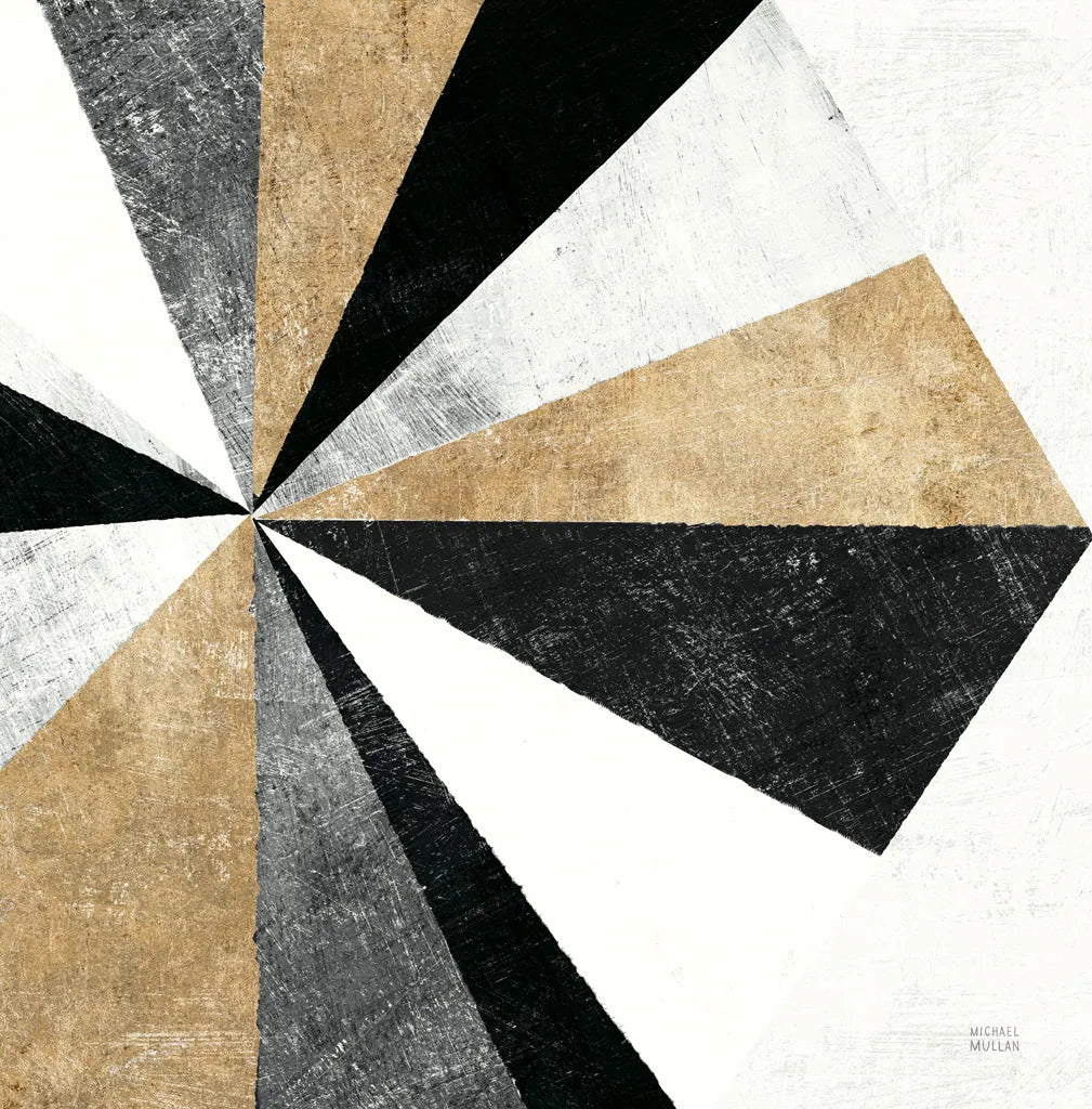 Triangulawesome II BWG Crop by Michael Mullan. SKU 56580a. Archival Giclee Fine art print for wall decor.
