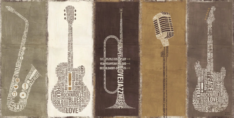 Type Band Neutral Panel by Michael Mullan