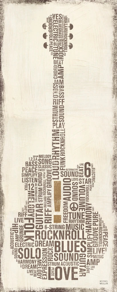 Type Guitar Neutral II by Michael Mullan