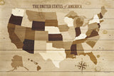 USA Modern Vintage Wood by Michael Mullan. SKU 12805i. Archival Giclee Fine art print for wall decor.