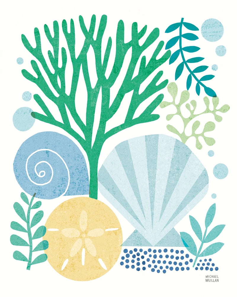 Under Sea Treasures V Sea Glass by Michael Mullan