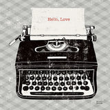 Vintage Analog Typewriter by Michael Mullan. SKU 12408a. Archival Giclee Fine art print for wall decor.