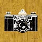 Vintage Camera on Wood by Michael Mullan. SKU 50707a. Archival Giclee Fine art print for wall decor.