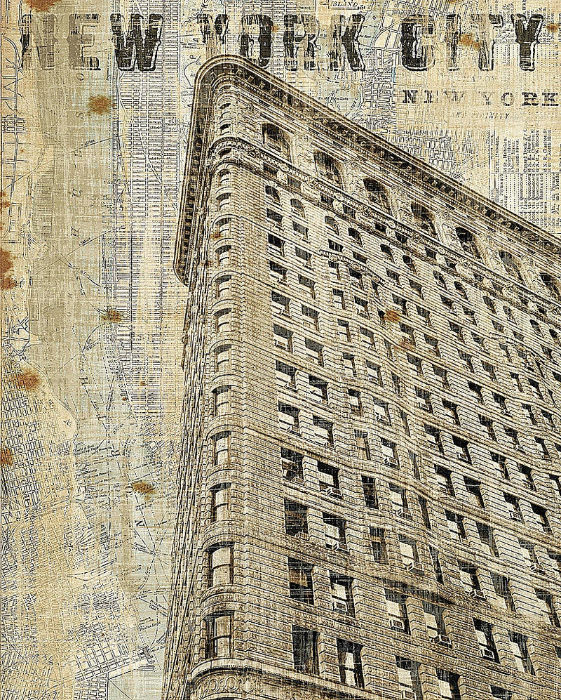 Vintage NY Flat Iron by Michael Mullan
