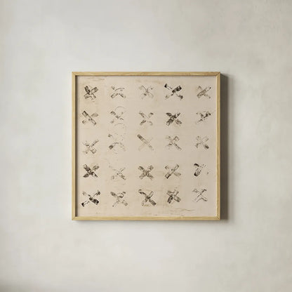 Warm XX by Michael Mullan. Shown in a natural wood glass frame for a timeless modern aesthetic. Available as an archival giclee rolled canvas, fine art paper, or poster print. SKU 82197a.