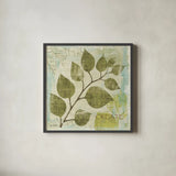 Woodland Thoughts III by Michael Mullan. Shown in a sleek black glass frame for a contemporary gallery look. Available as an archival giclee rolled canvas, fine art paper, or poster print. SKU 4538a.