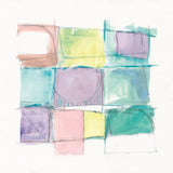 131 West 3rd Street Sq II on White Pastel by Mike Schick. SKU 51980a. Archival Giclee Fine art print for wall decor.