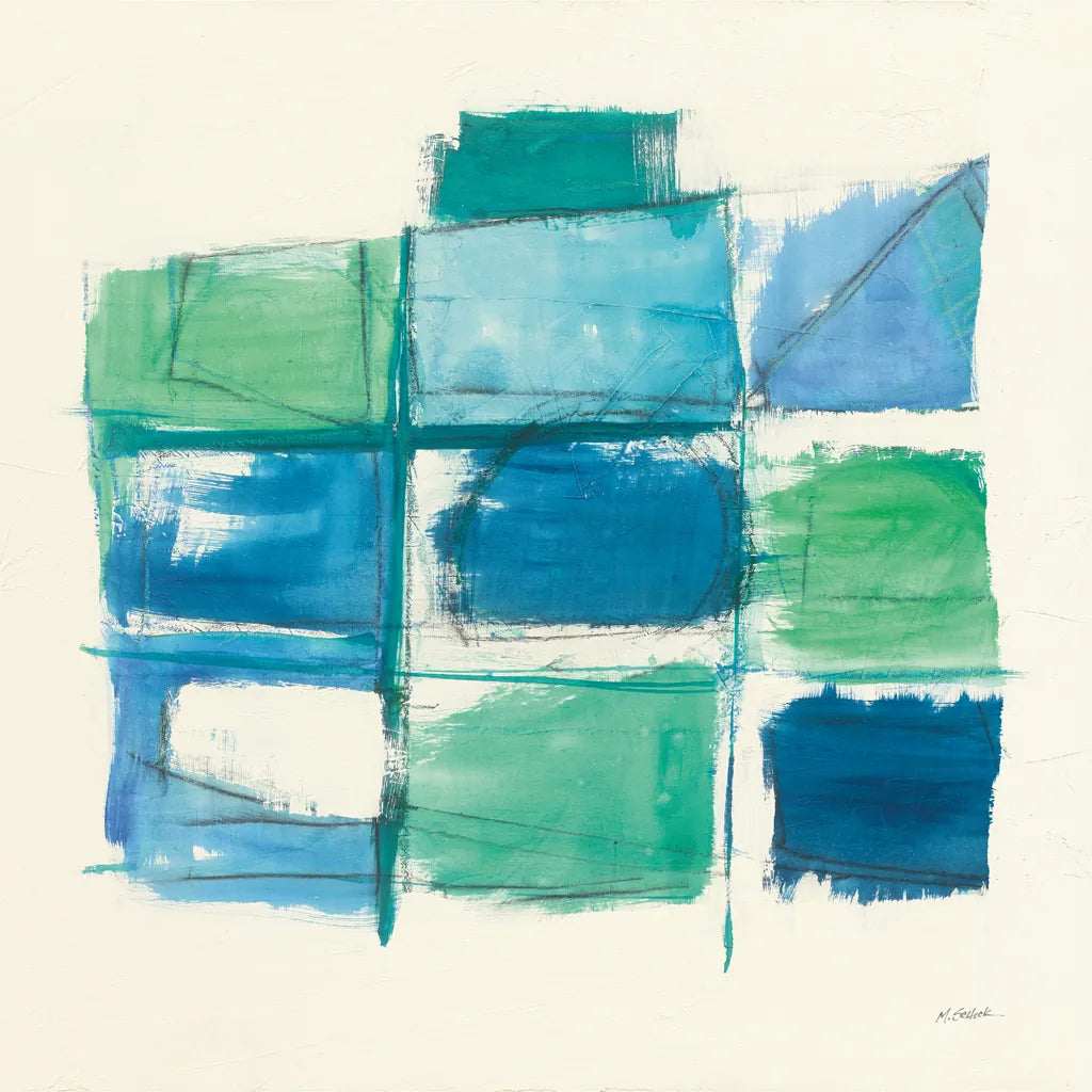 131 West 3rd Street Square III by Mike Schick. SKU 16624a. Archival Giclee Fine art print for wall decor.