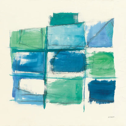 131 West 3rd Street Square III by Mike Schick. SKU 16624a. Archival Giclee Fine art print for wall decor.