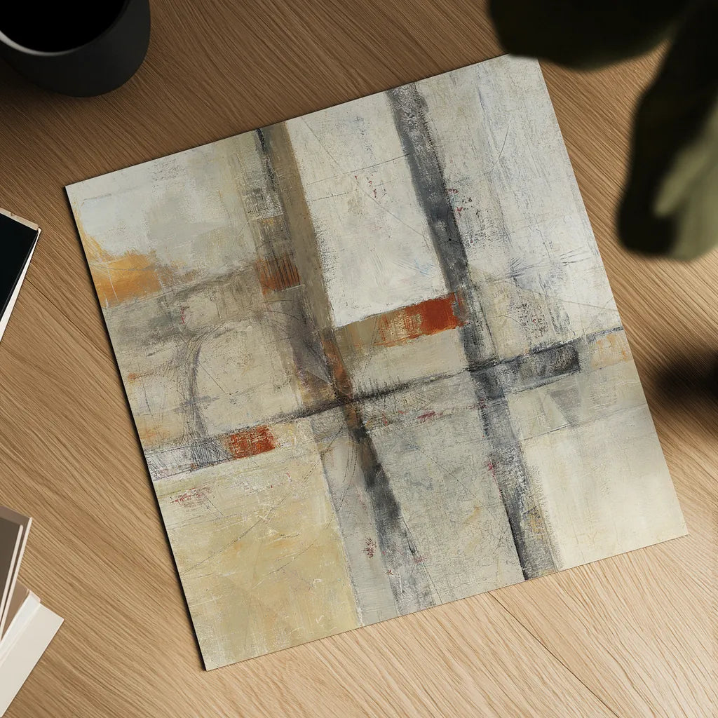 Aerial View I by Mike Schick. Shown as a detailed flat fine art print, highlighting archival giclee quality. Available as an archival giclee rolled canvas, fine art paper, or poster print. SKU 13739a.