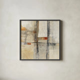 Aerial View I by Mike Schick. Shown in a sleek black glass frame for a contemporary gallery look. Available as an archival giclee rolled canvas, fine art paper, or poster print. SKU 13739a.
