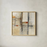 Aerial View I by Mike Schick. Shown in a natural wood glass frame for a timeless modern aesthetic. Available as an archival giclee rolled canvas, fine art paper, or poster print. SKU 13739a.