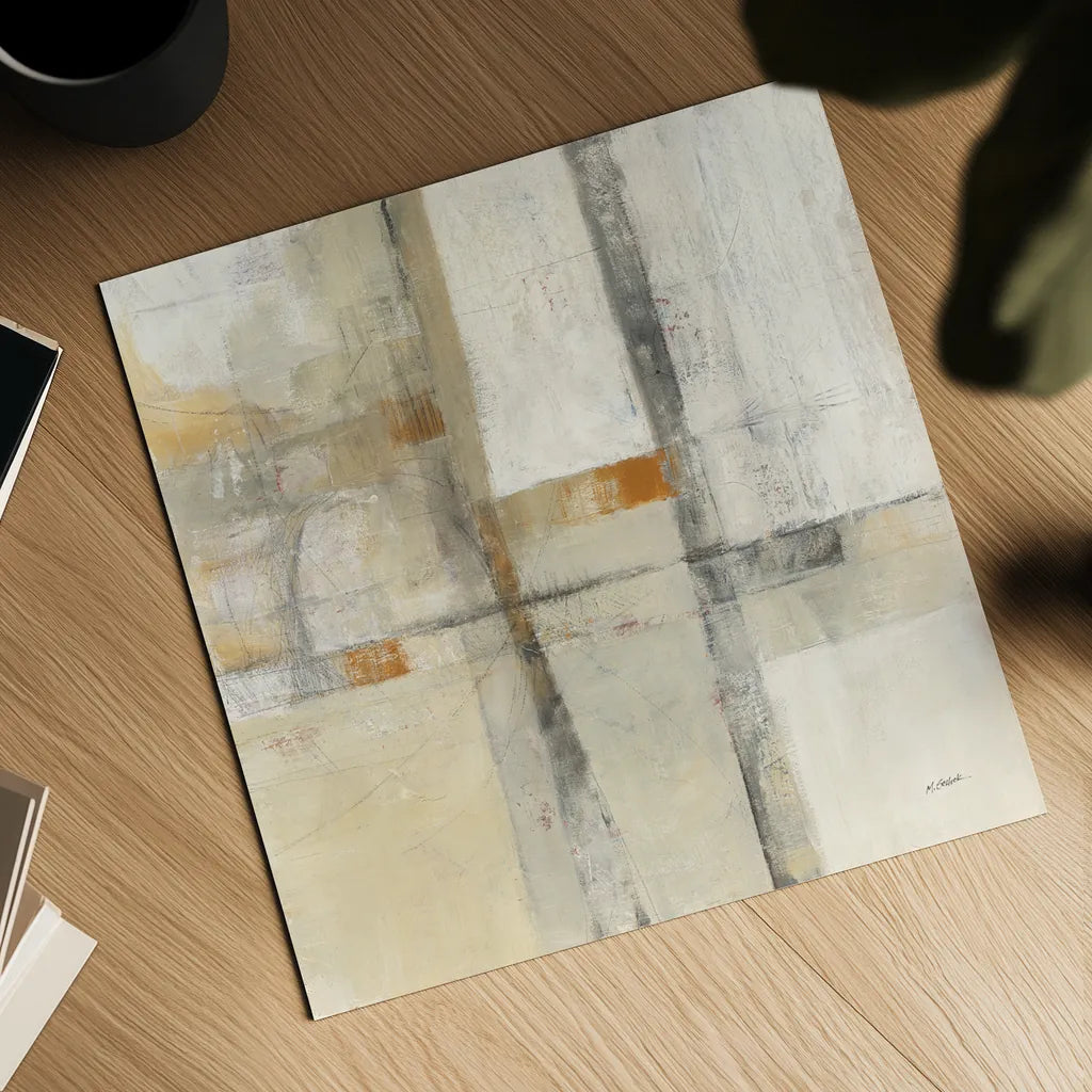 Aerial View I by Mike Schick. Shown as a detailed flat fine art print, highlighting archival giclee quality. Available as an archival giclee rolled canvas, fine art paper, or poster print. SKU 34266a.