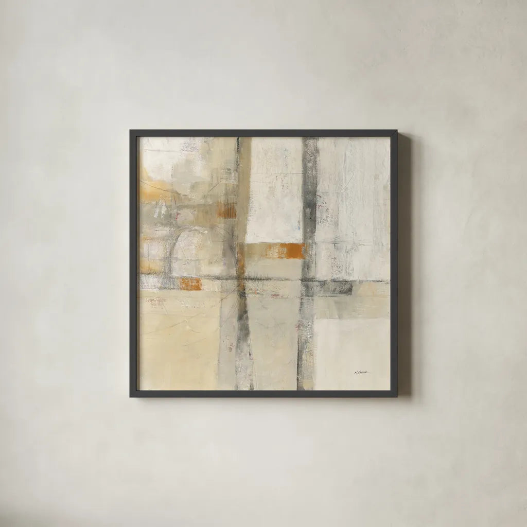 Aerial View I by Mike Schick. Shown in a sleek black glass frame for a contemporary gallery look. Available as an archival giclee rolled canvas, fine art paper, or poster print. SKU 34266a.