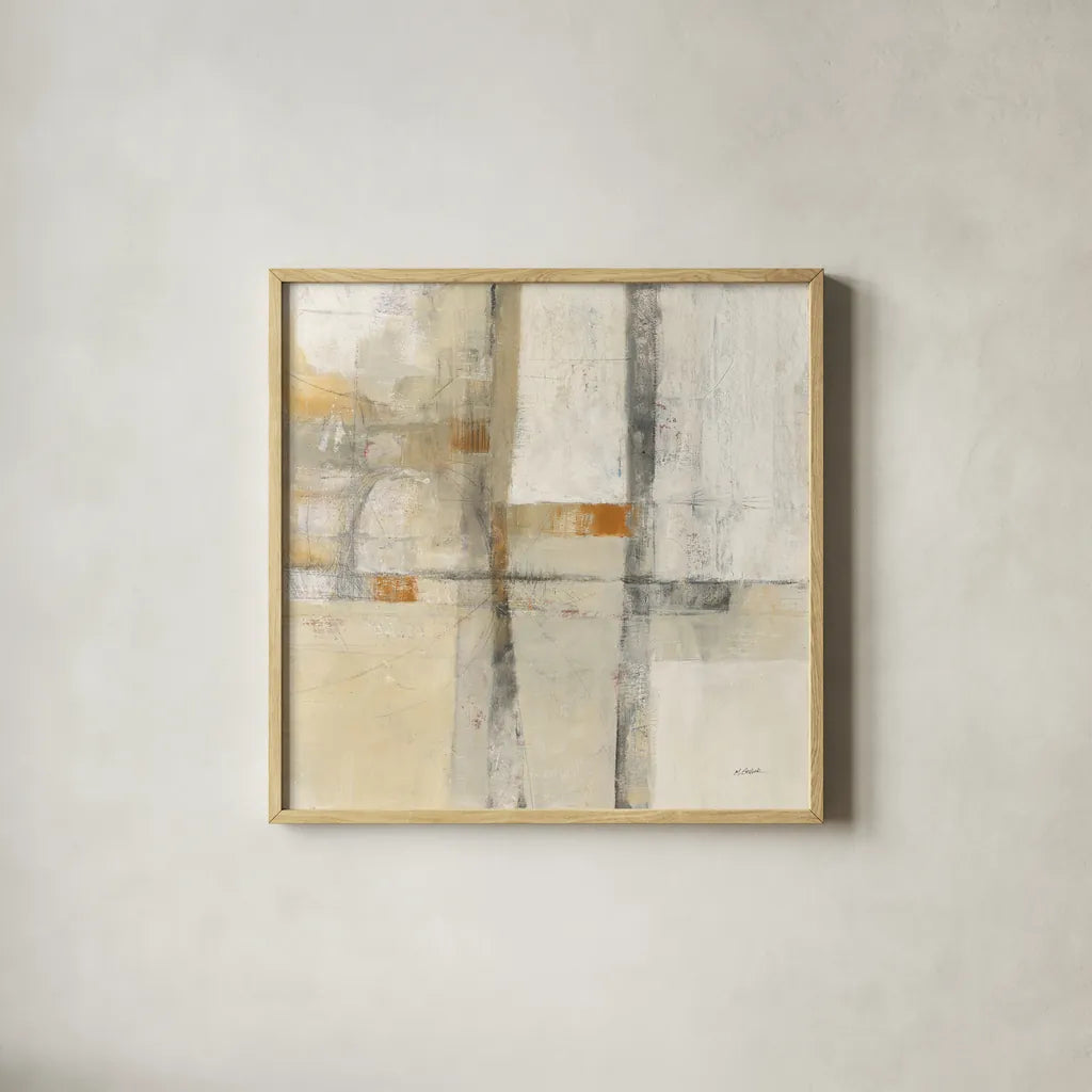 Aerial View I by Mike Schick. Shown in a natural wood glass frame for a timeless modern aesthetic. Available as an archival giclee rolled canvas, fine art paper, or poster print. SKU 34266a.