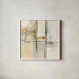 Aerial View I by Mike Schick. Shown in a crisp white glass frame for a clean and minimalist style. Available as an archival giclee rolled canvas, fine art paper, or poster print. SKU 34266a.