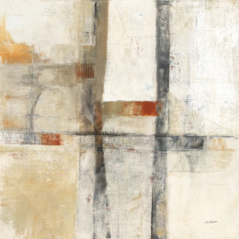 Aerial View I White by Mike Schick. SKU 24297a. Archival Giclee Fine art print for wall decor.