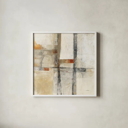 Aerial View I White by Mike Schick. Shown in a crisp white glass frame for a clean and minimalist style. Available as an archival giclee rolled canvas, fine art paper, or poster print. SKU 24297a.