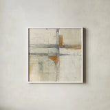 Aerial View II by Mike Schick. Shown in a crisp white glass frame for a clean and minimalist style. Available as an archival giclee rolled canvas, fine art paper, or poster print. SKU 34267a.