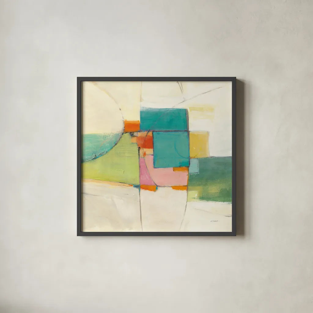 Aero by Mike Schick. Shown in a sleek black glass frame for a contemporary gallery look. Available as an archival giclee rolled canvas, fine art paper, or poster print. SKU 22607a.