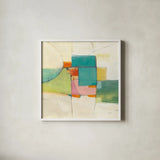 Aero by Mike Schick. Shown in a crisp white glass frame for a clean and minimalist style. Available as an archival giclee rolled canvas, fine art paper, or poster print. SKU 22607a.