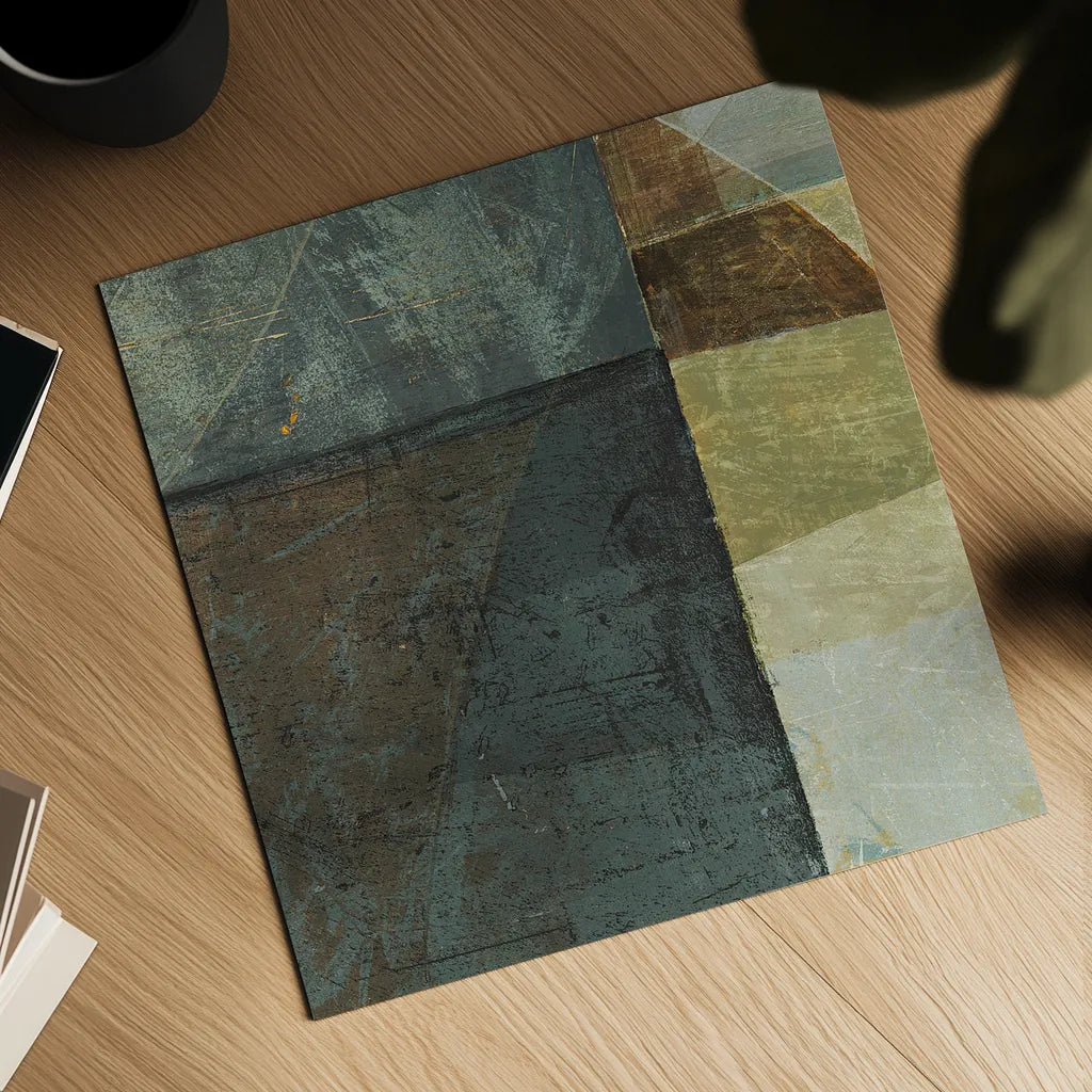 Arches Square I by Mike Schick. Shown as a detailed flat fine art print, highlighting archival giclee quality. Available as an archival giclee rolled canvas, fine art paper, or poster print. SKU 34225a.