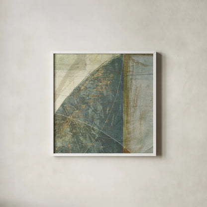 Arches Square II by Mike Schick. Shown in a crisp white glass frame for a clean and minimalist style. Available as an archival giclee rolled canvas, fine art paper, or poster print. SKU 34224a.