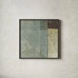 Arches Square III by Mike Schick. Shown in a sleek black glass frame for a contemporary gallery look. Available as an archival giclee rolled canvas, fine art paper, or poster print. SKU 34223a.